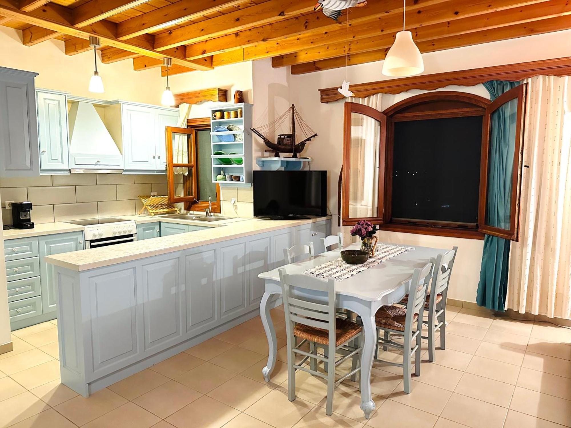 Thea House Patmos Villa Kambos  ภายนอก รูปภาพ